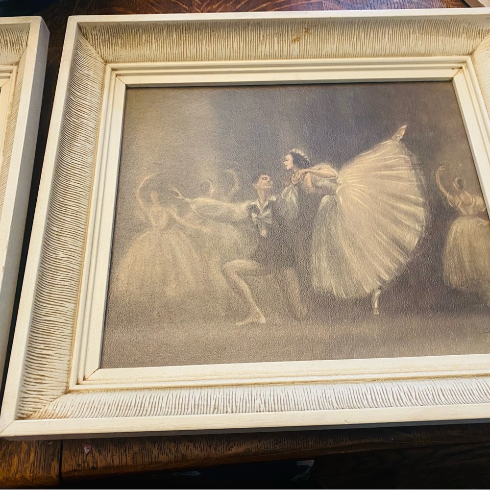 1905 Framed, Arabesque and Adagio, large sconces